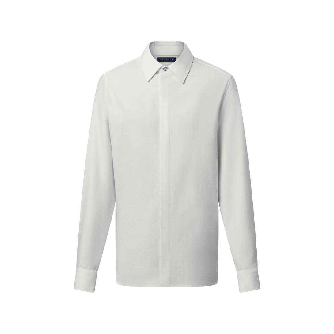 Monogram Long-Sleeved Evening Shirt - Men - Ready-to-Wear | LOUIS